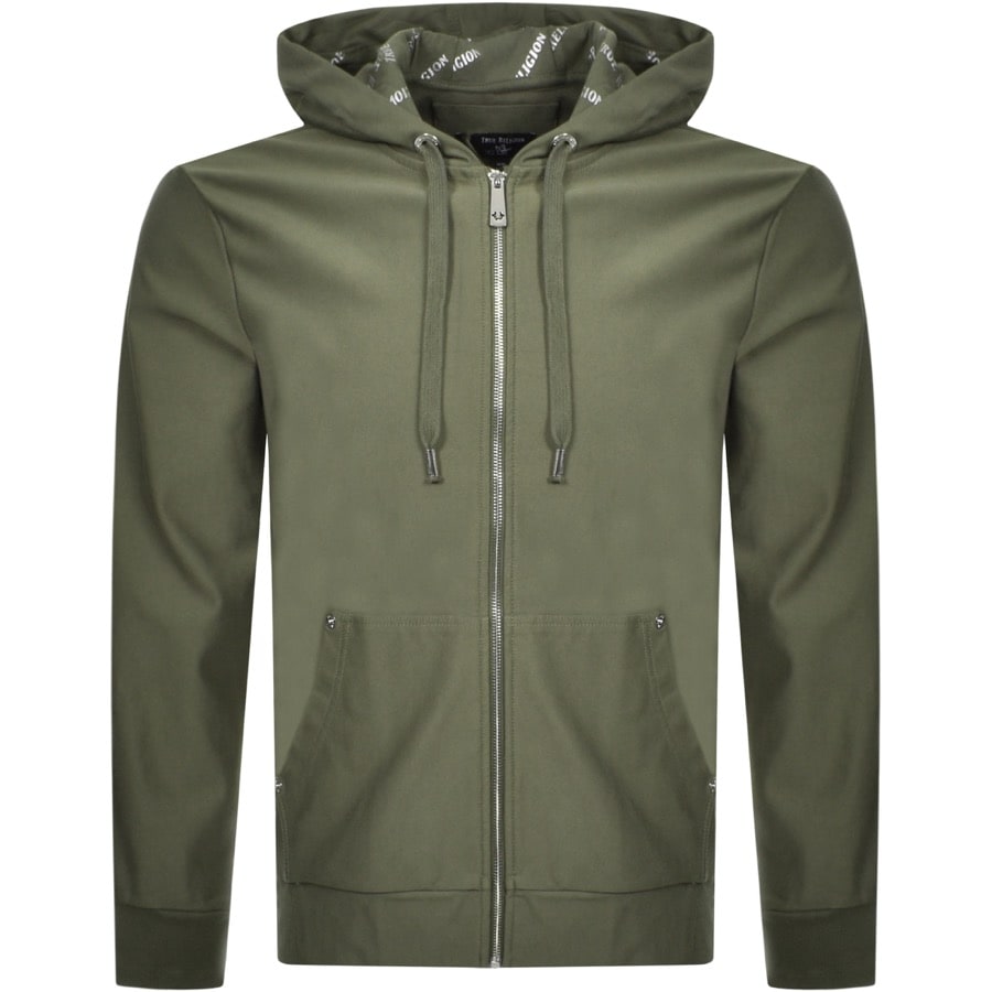 Alternative Image for ProductTrue Religion Buddha Full Zip Hoodie Green2